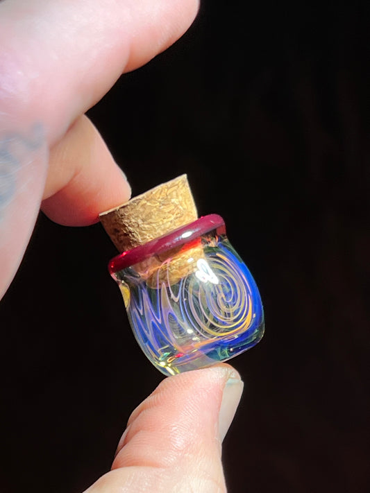 Small Fumeworked Jar