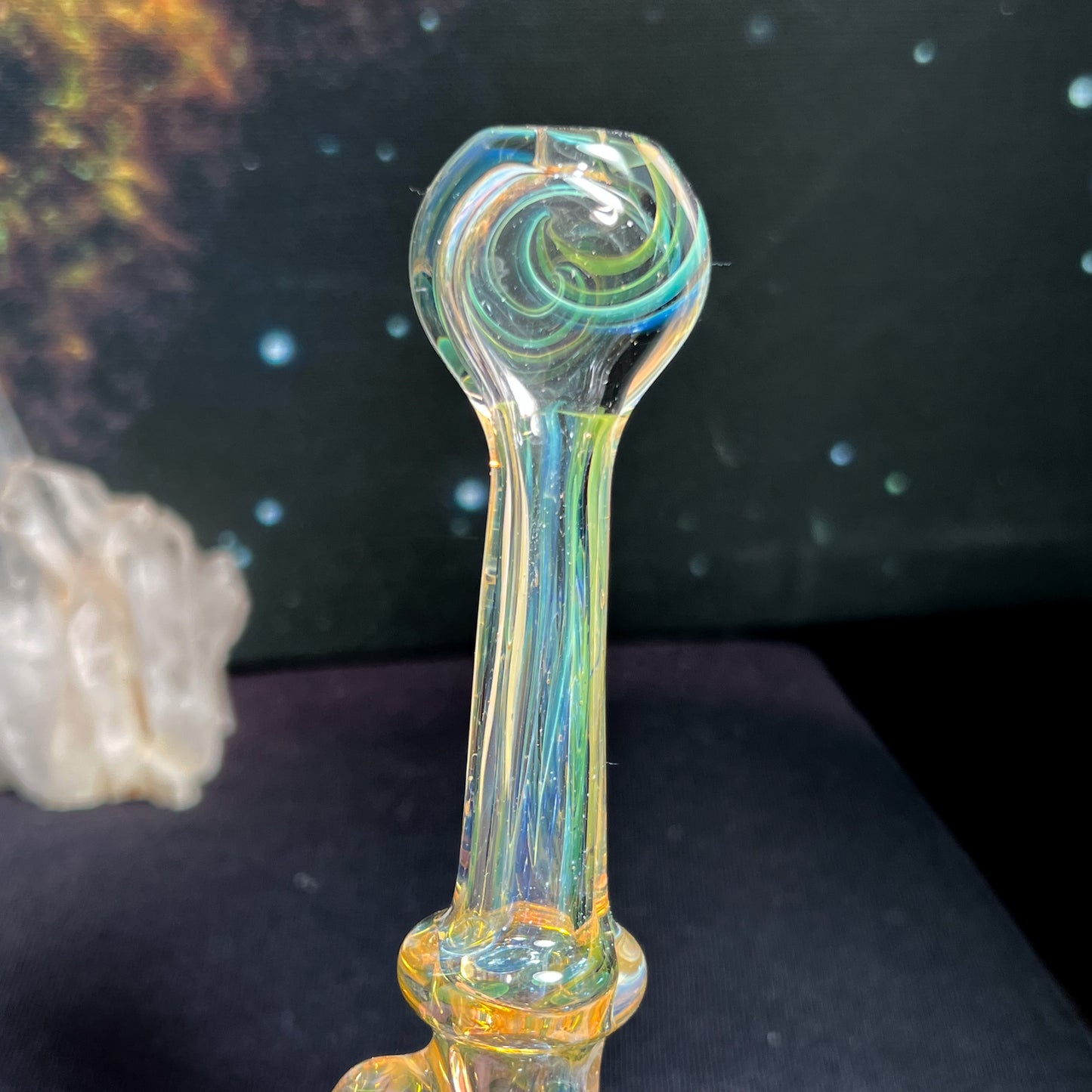 Spike Hammer gold and silver fume