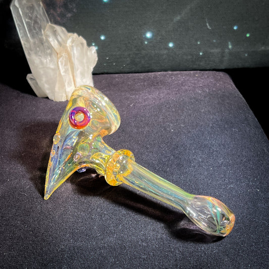 Spike Hammer gold and silver fume