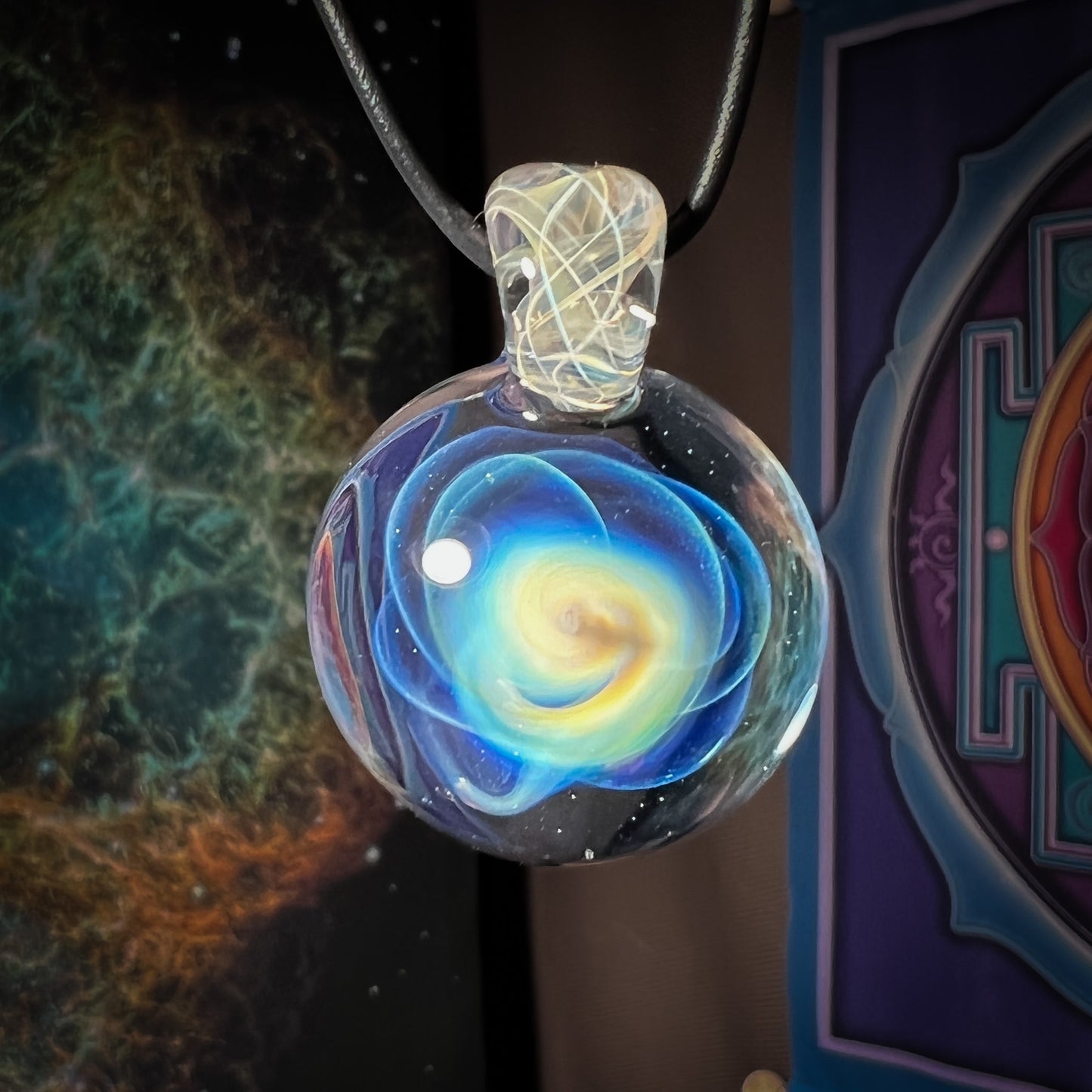 Cosmic Bloom Medallion, small