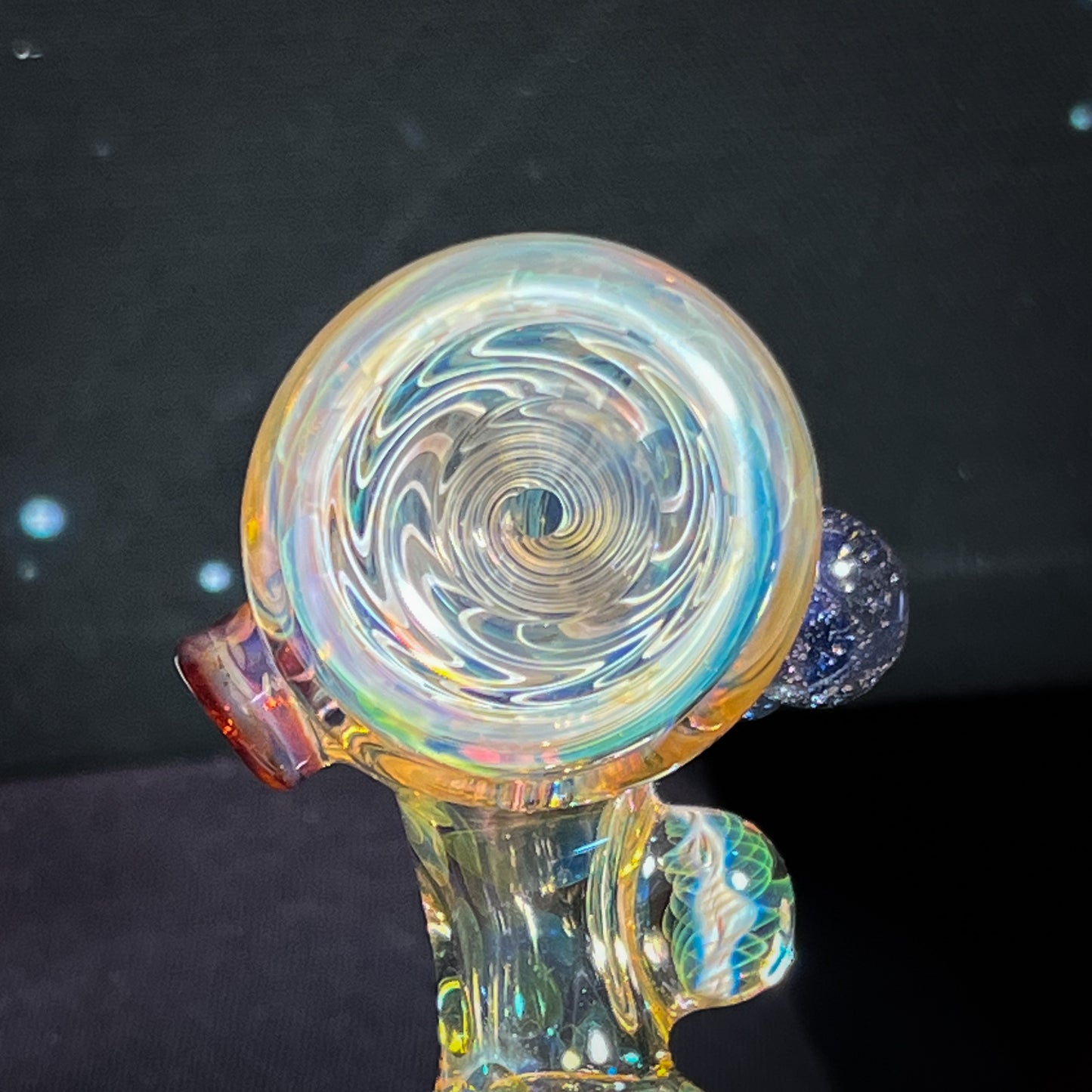 Spike Hammer gold and silver fume