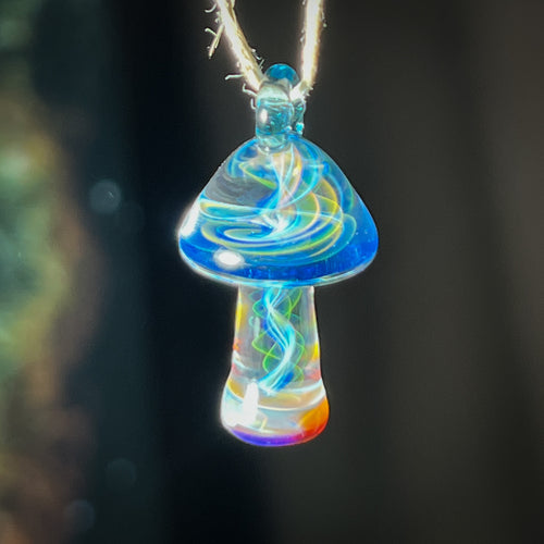 Etheric Mushroom Pendant, small