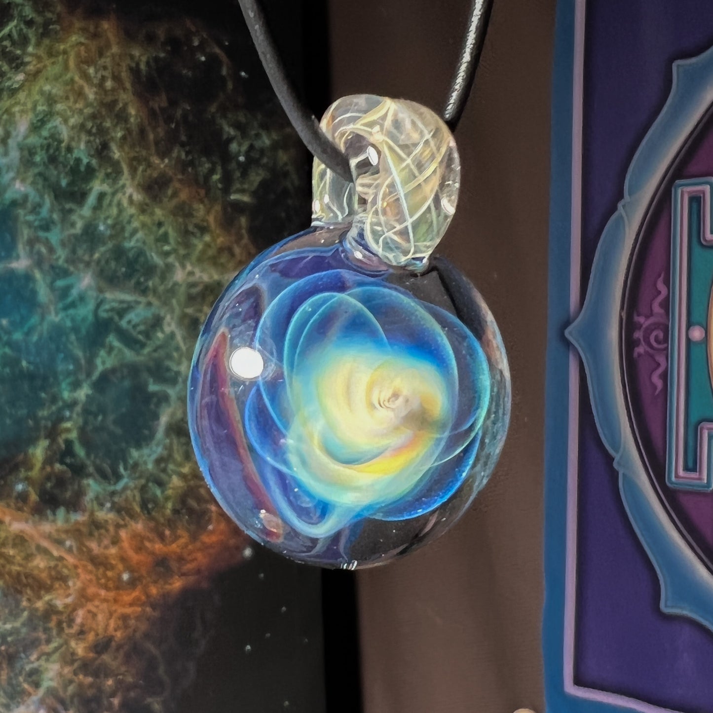 Cosmic Bloom Medallion, small