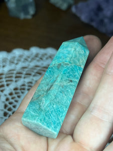 Peruvian Amazonite Stone Obelisk