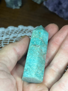 Peruvian Amazonite Stone Obelisk