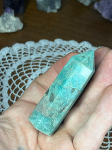 Peruvian Amazonite Stone Obelisk