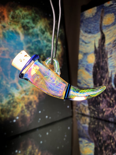 Medicine Horn Vile pendant