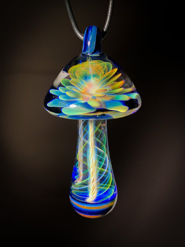 Etheric Mushroom pendant lotus xl
