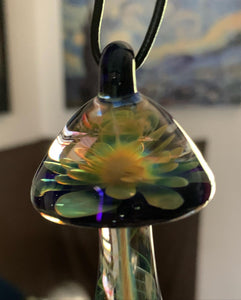 Etheric Mushroom pendant lotus xl