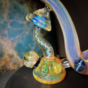 Etheric mushroom sherlock statue