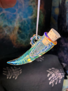 Medicine Horn vial pendant