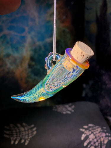 Medicine Horn vial pendant