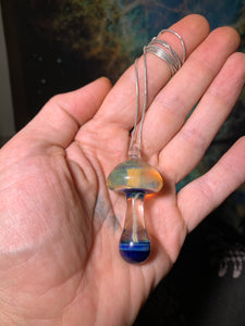 Etheric mushroom pendant