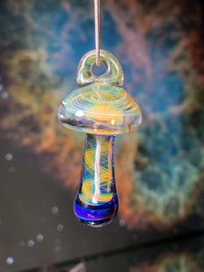 Etheric mushroom pendant
