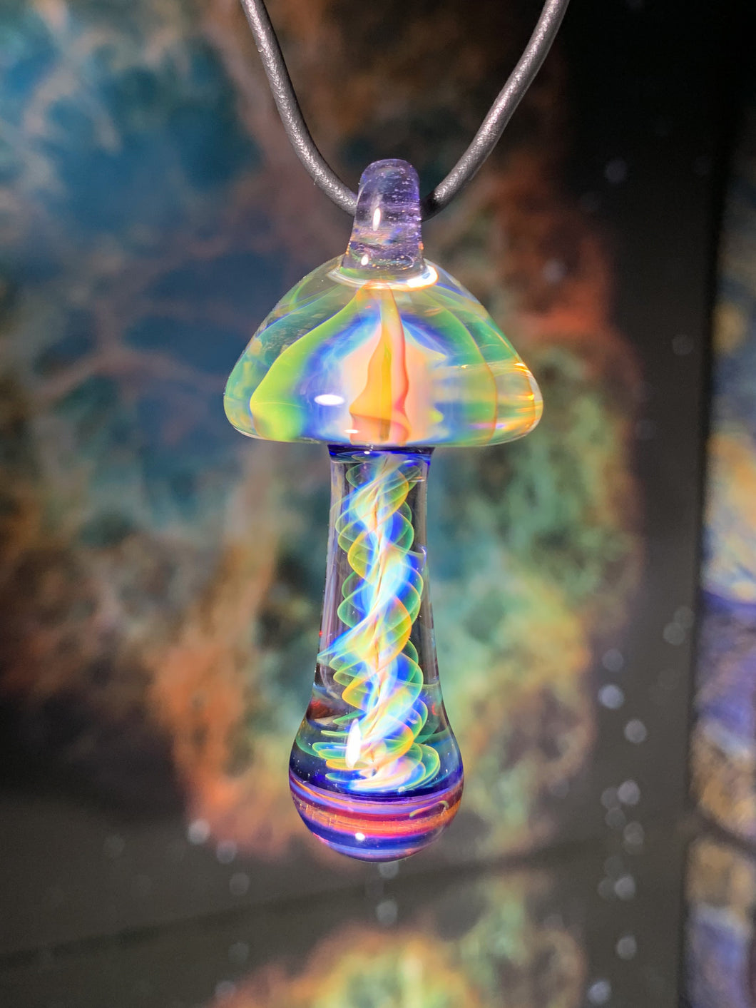 Etheric Mushroom Pendant
